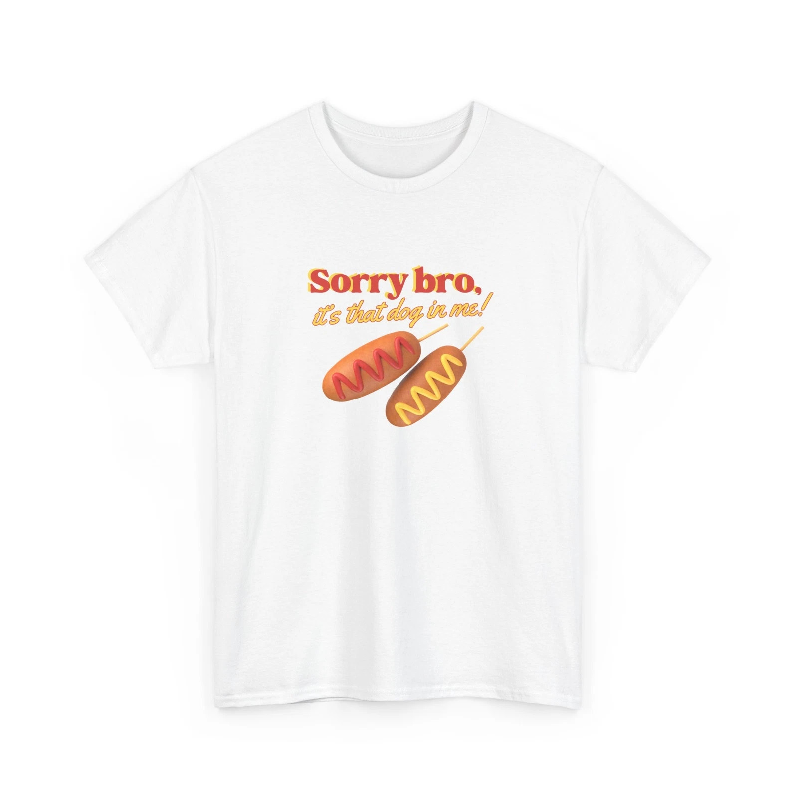 Funny Hotdog Gladiator Meme Tee Weird Corn Dog Lovers White T-shirt