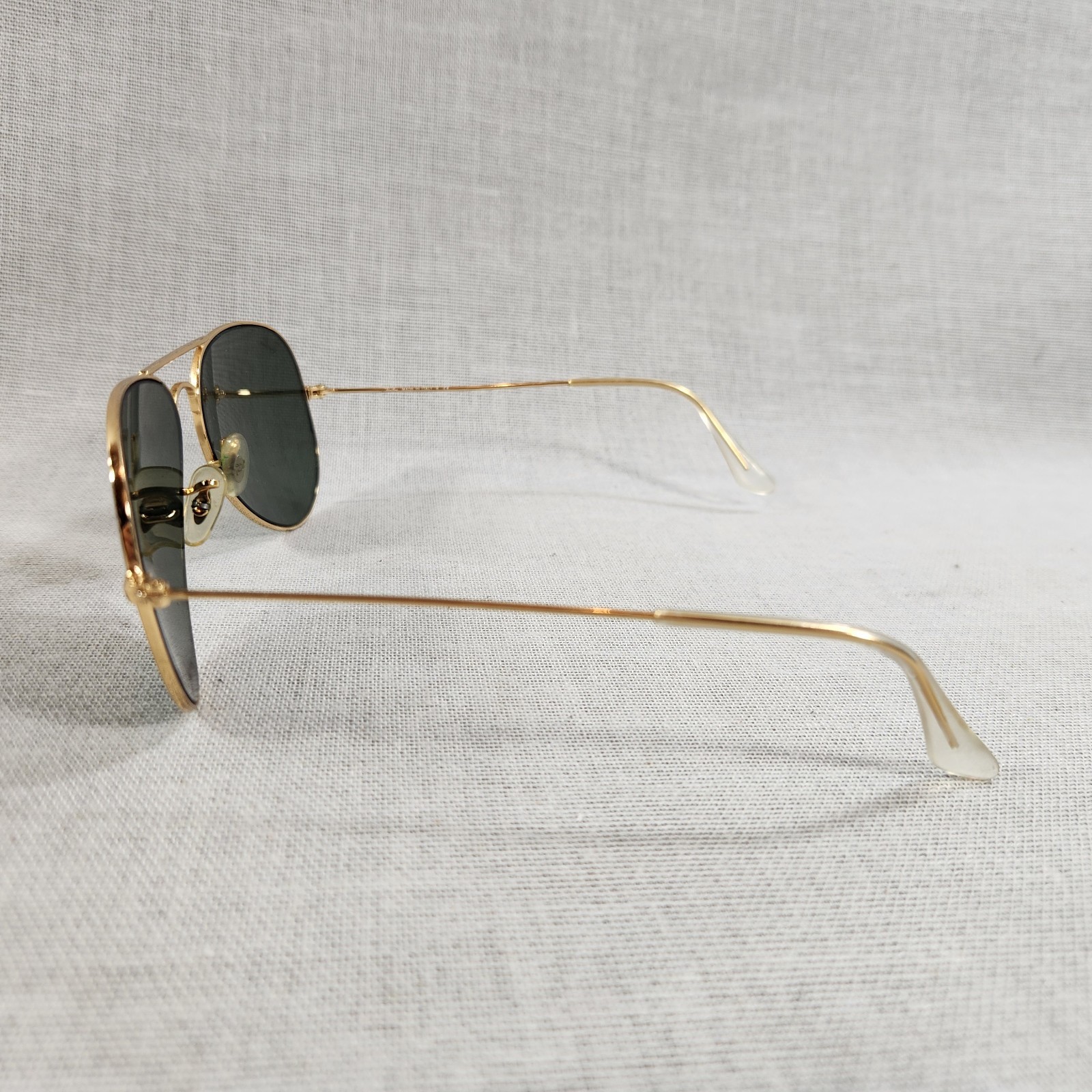 Ray Ban RB3025 001/58 Gold Full Rim Aviator Sunglasses 58-14-135mm Made in Italy