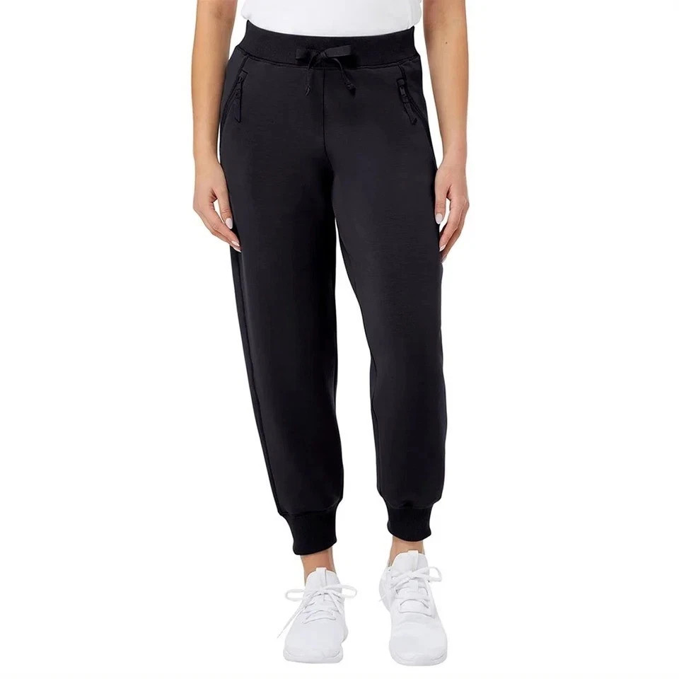 NEW Kirkland Signature Ladies Active Jogger Pants, Black, XL