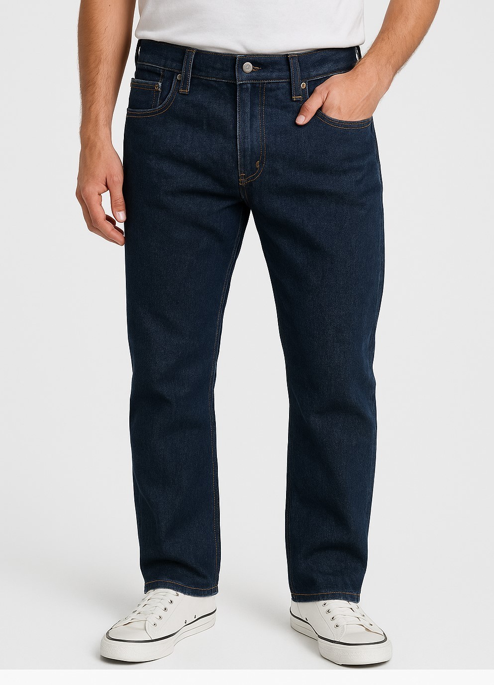 Levi’s Men’s 505 Regular Fit Jeans Nail Loop Knot Dark-Indigo 30W x 30L. NEW!!!