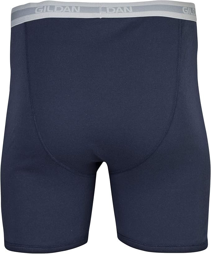 Gildan Men’s 5 Pack Classic Cut Plush Waistband Boxer Briefs Sizes M, L, XL, 2XL