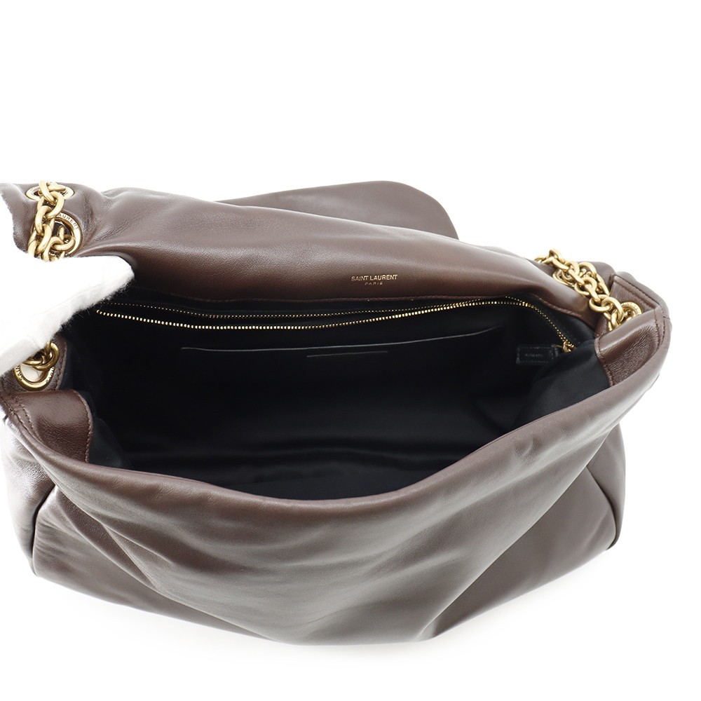 SAINT LAURENT PARIS Jamie 4.3 Chain Shoulder Bag Size Large Lambskin Light M…