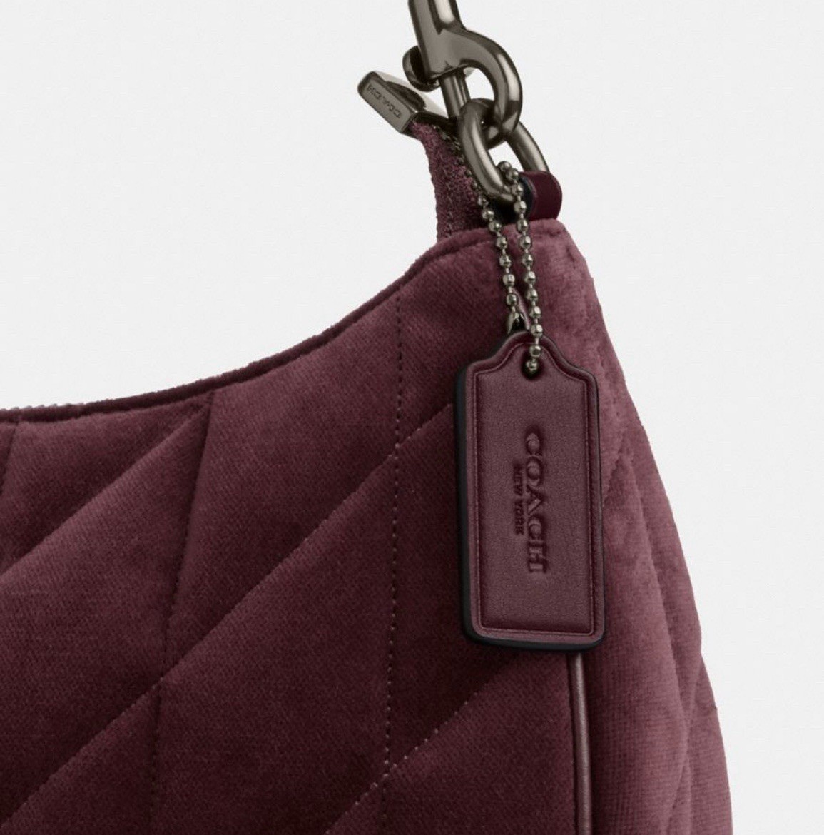 NWTCOACH Teri Leather Shoulder Bag With Leopard Print