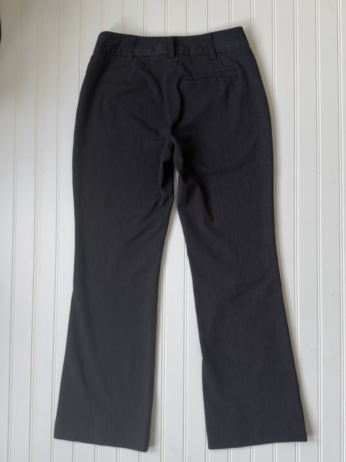 Petite Sophisticate Charcoal Grey Dress Pants 6Petite Trousers Bootcut Mid Rise