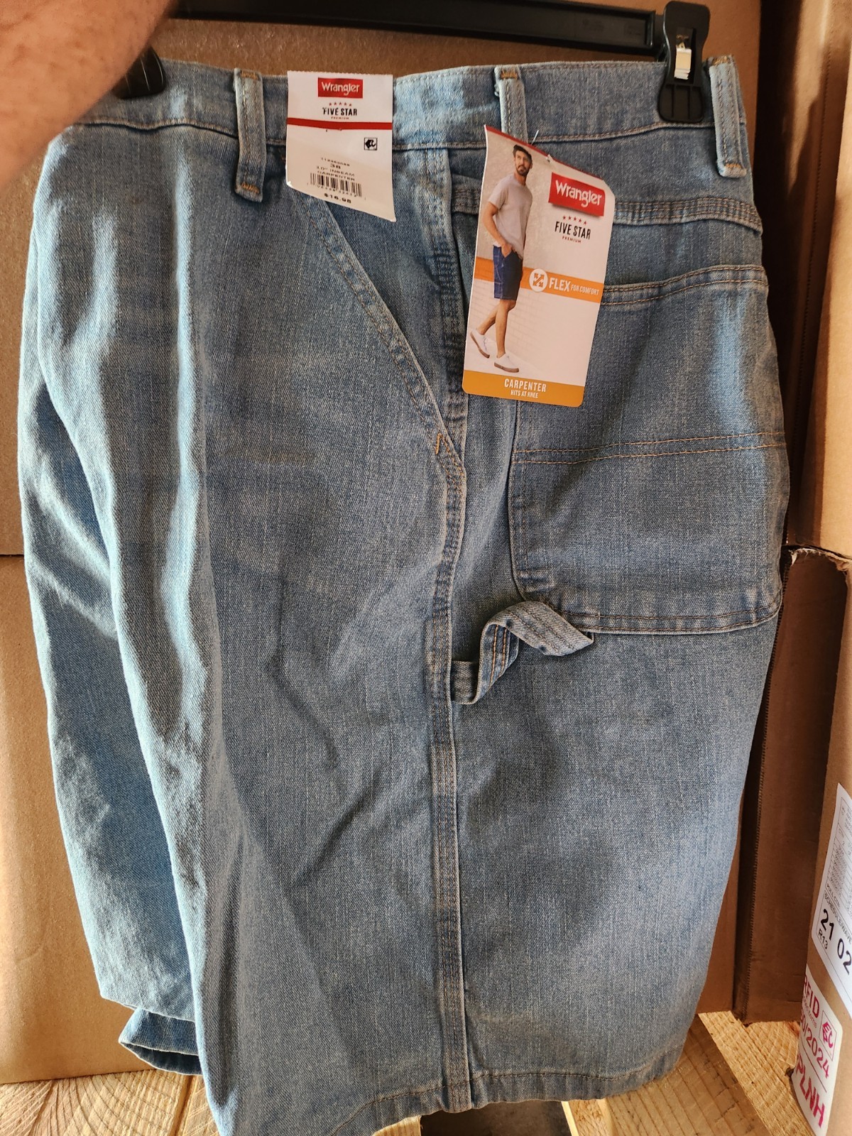 Wrangler Relaxed Fit Jean Shorts New