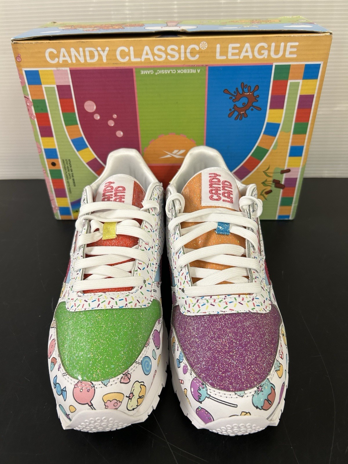Reebok Candy Land Classic Leather GS Size 6 Shoes (Big Kids)