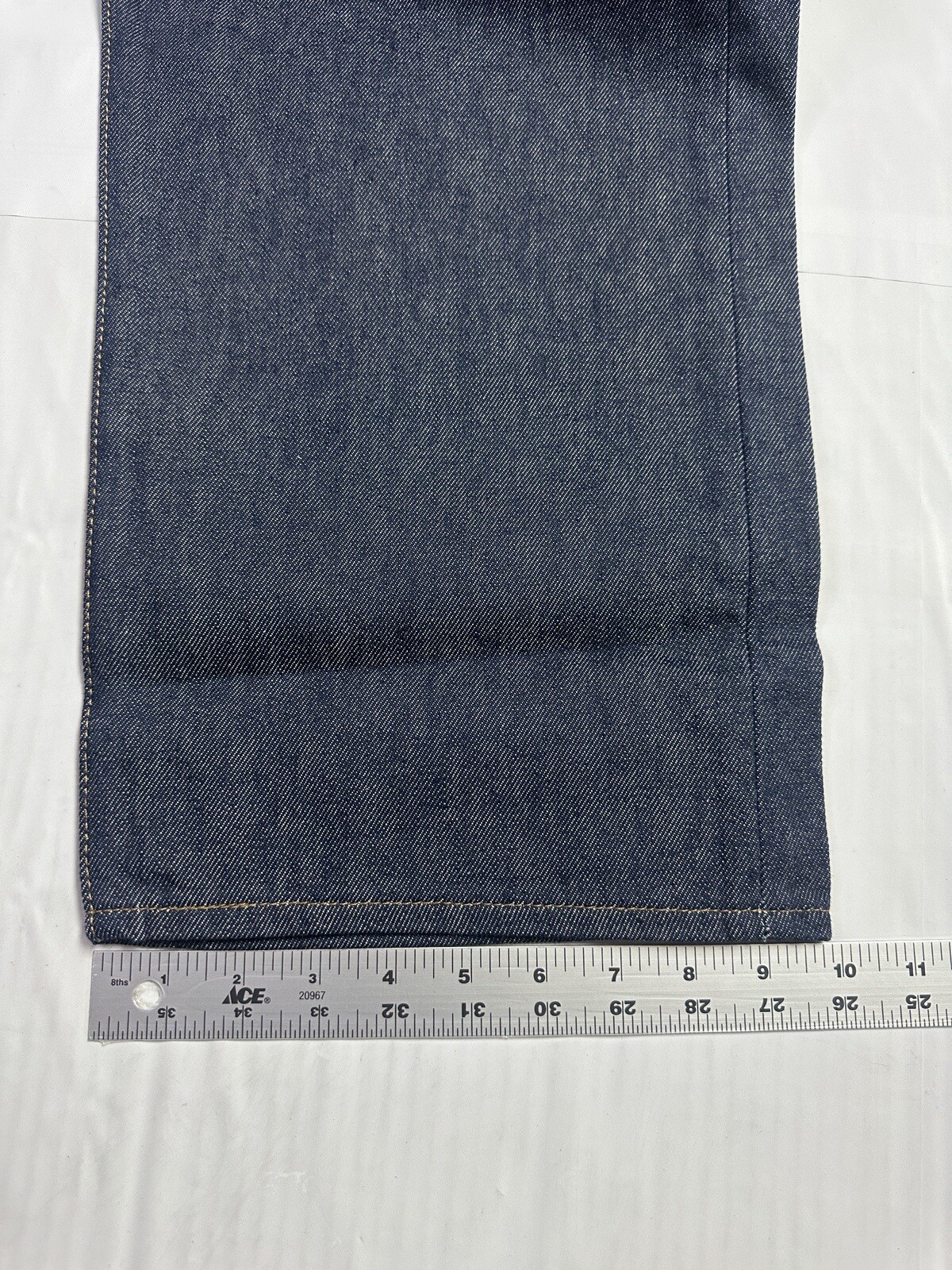 New Levi’s Men’s 501 Shrink-To-Fit Straight Jeans Rigid Blue Big & Tall 44 x 30