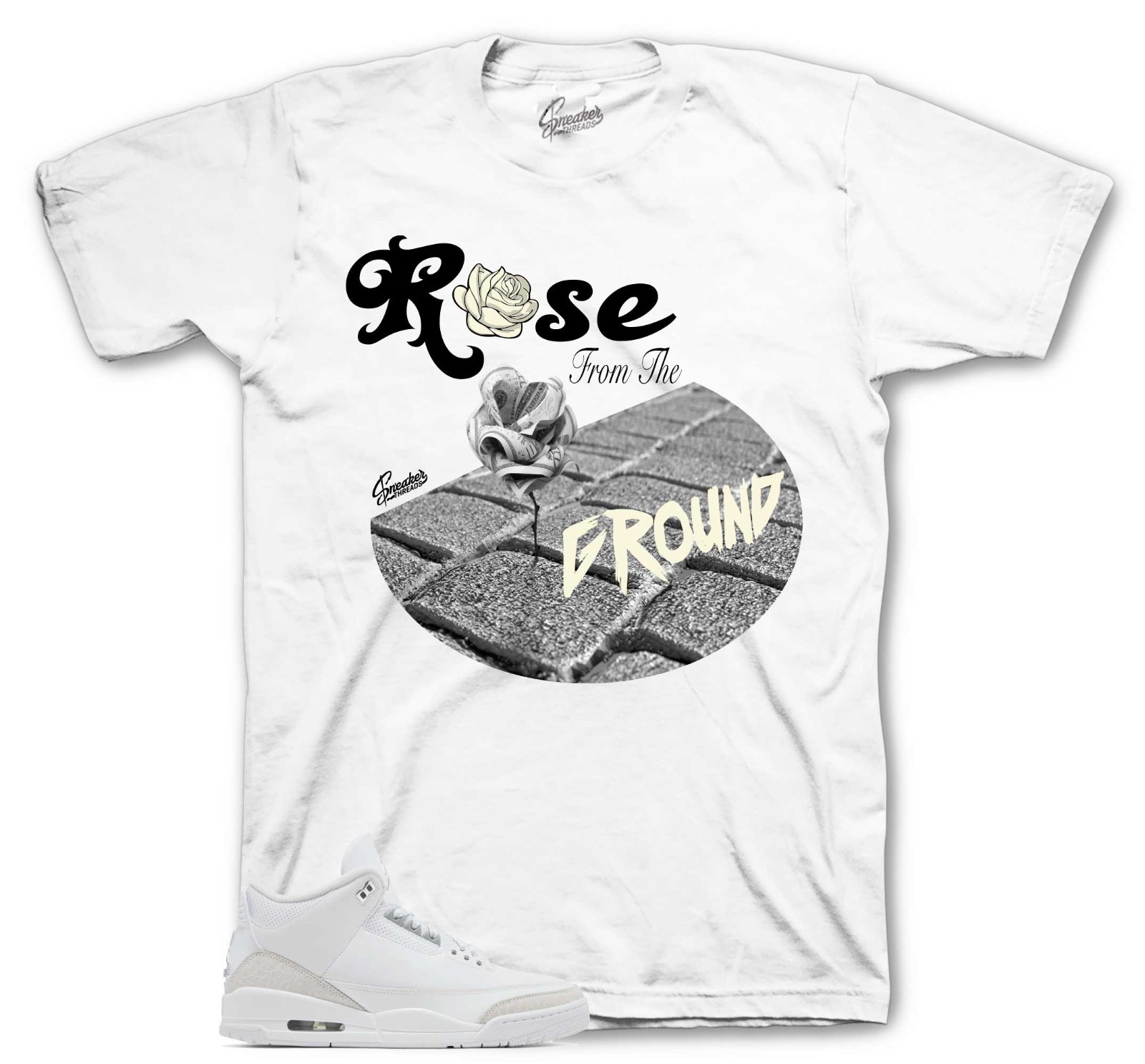 Shirts To Match Jordan 3 Pure Money Retro – Ground Rose Sneaker Tees
