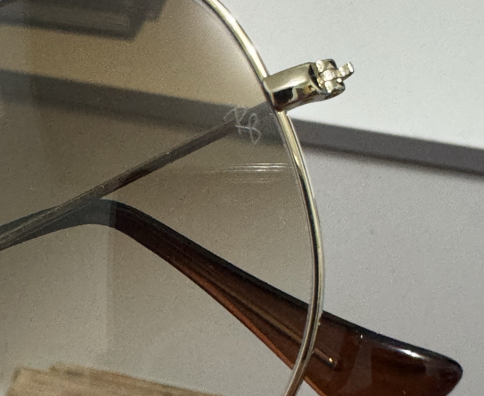 Rayban Aviator RB3025 58mm Brown Gradient