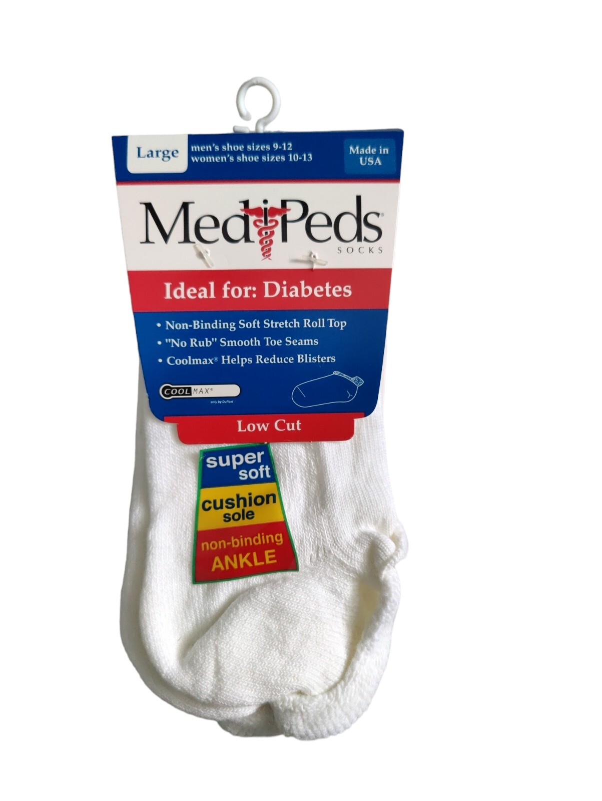 medipeds socks 6 pairs per pack
