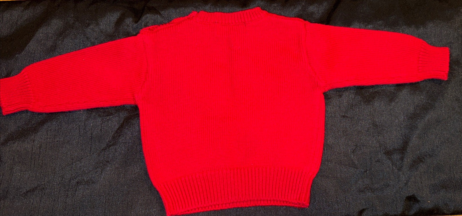Ralph Lauren Polo Bear With Flag 90’s Sweater Hand Framed Beautiful Rare 3m-12m