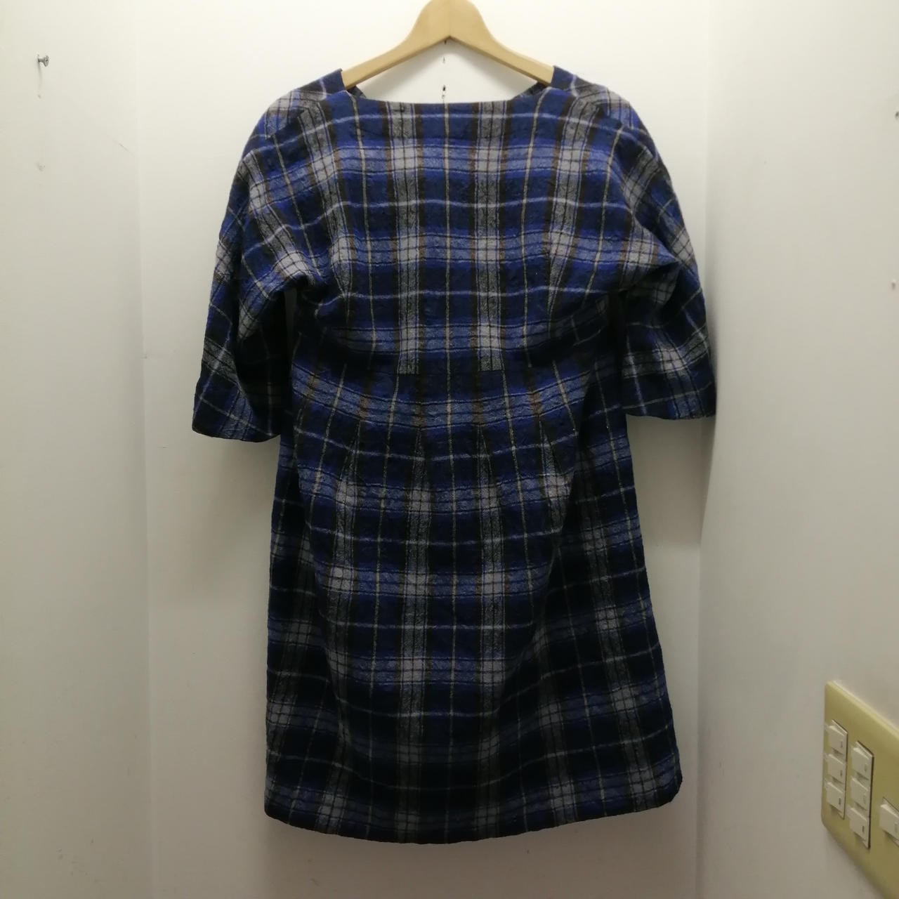 Haat Heart Check S/S Dress 2 Women’s Casual Tartan Cotton Size 2