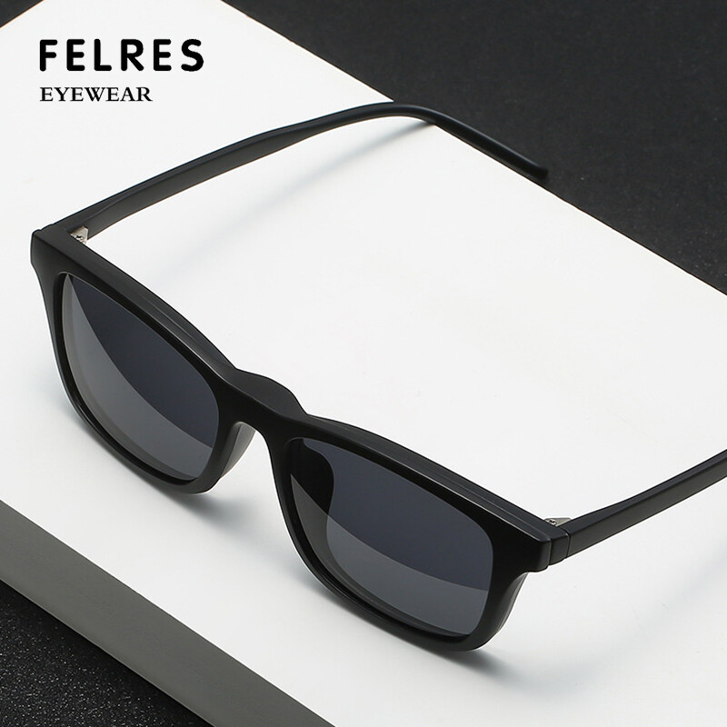 5 in 1 Magnetic Clip-on Reading Glasses For Men Women Polarized Sunglasses New