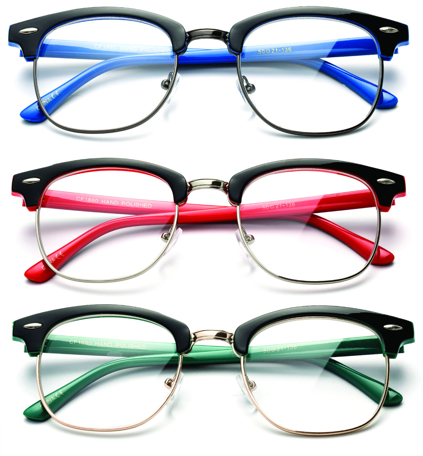 Interview Smart Clear Lens Glasses Fake Vintage Nerd Geek Retro Hipster UV 100%