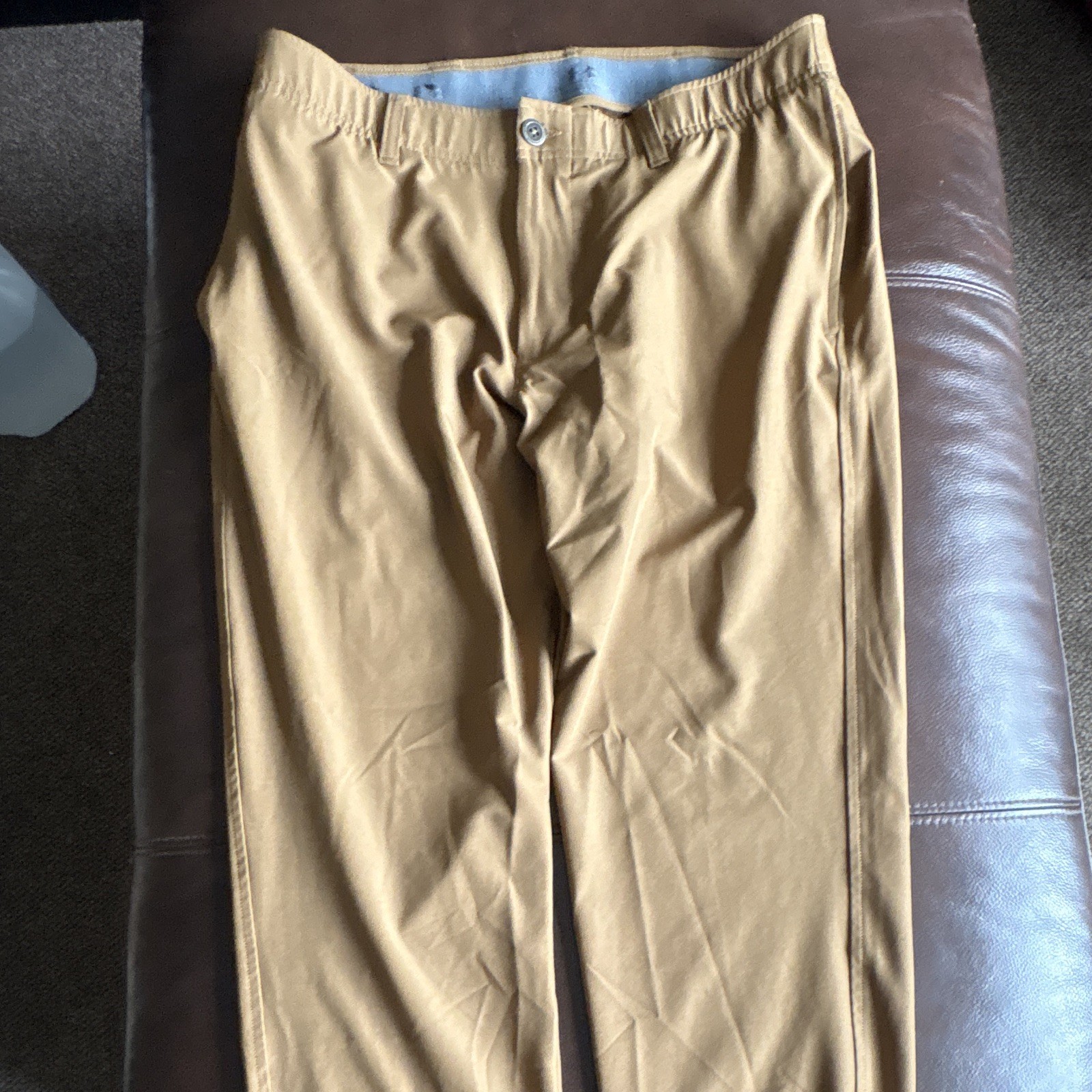 Under Armour Men’s Jogger Pants 34 30 Regular Tapered Elastic Waist + Shirt LG