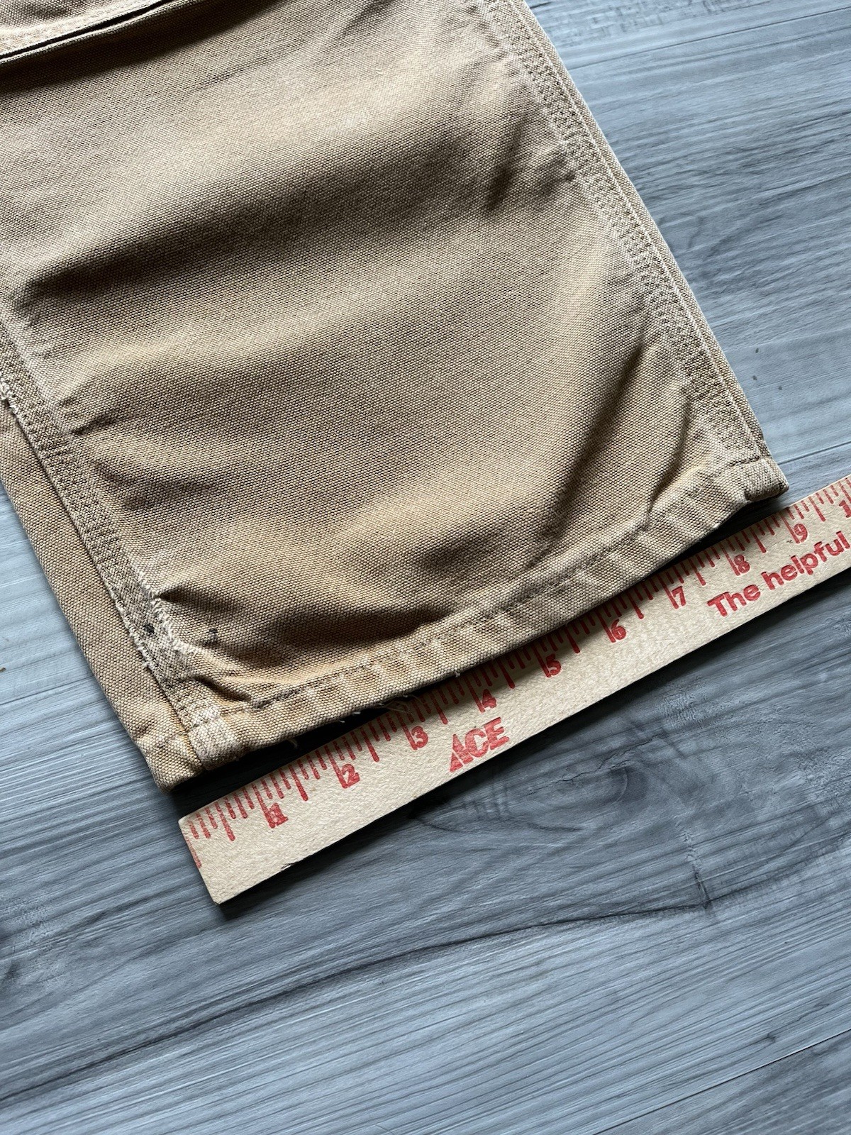 Vintage 1999 Carhartt B01 BRN Double Knee Carpenter Pants – 39×31 FADED
