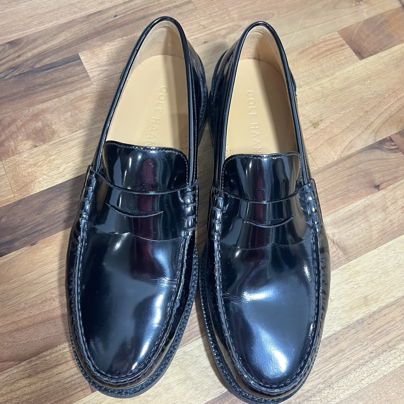 Cole Haan Pinch Prep Penny Leather Loafers Men’s Dress Shoes 8M Black C38552