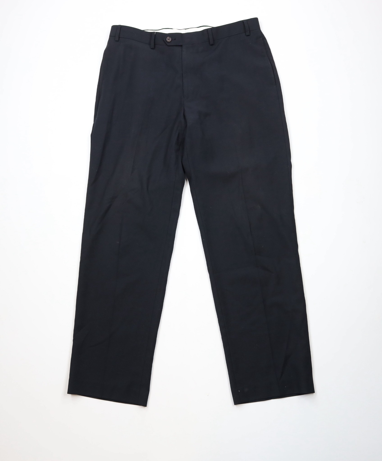 Vintage Ralph Lauren Mens Size 36×32 Faded Wide Leg Chino Pants Trousers Black