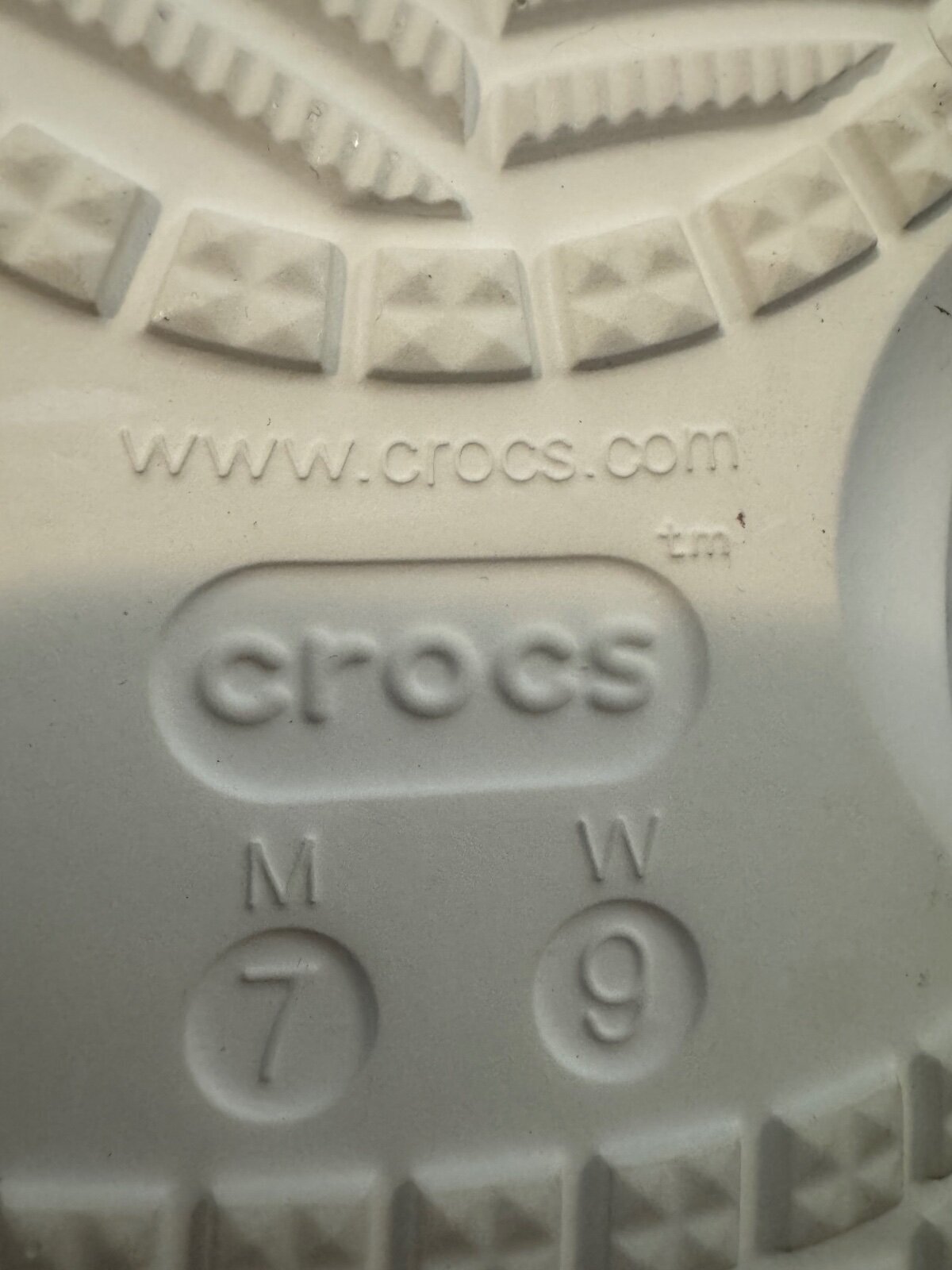 Crocs White Unisex Baya Slide Sandal Women’s 9 ~ Men’s 7