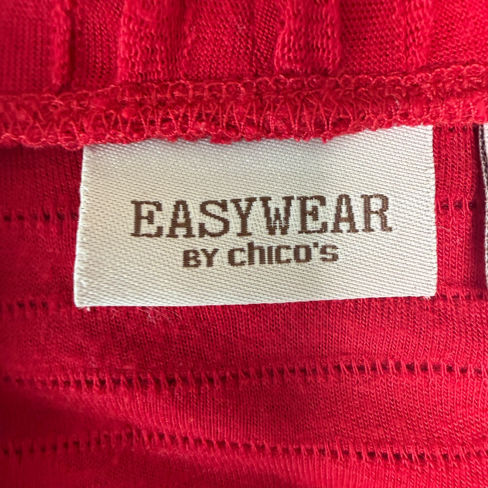 Chico’s Easy Wear Red Lightweight Open Cardigan Size 0 (Small/Medium)