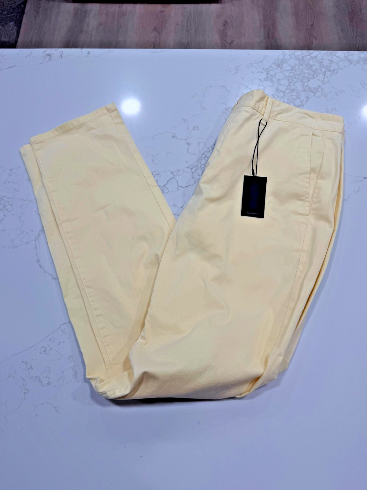 Bonobos Lightweight Chino 30×32 Tailored Fit Daffodil Yellow