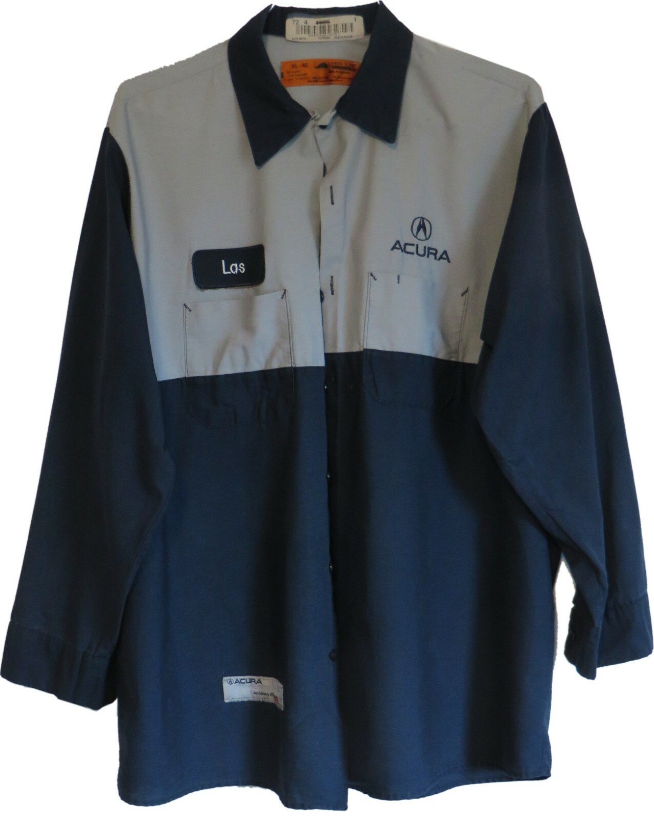 Short Sleeve Mens Red Kap Mechanic Work Shirts Technician Uniform Dealership