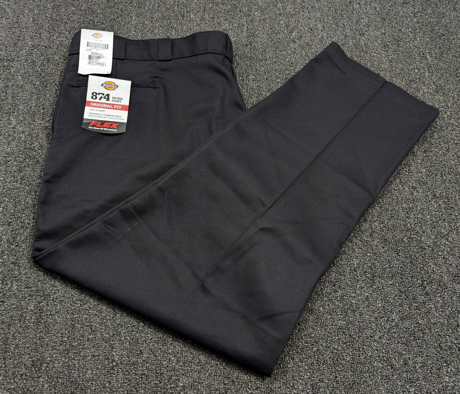 Dickies 874 Pants Classic Original Fit Work Uniform Straight Leg Size 50/32