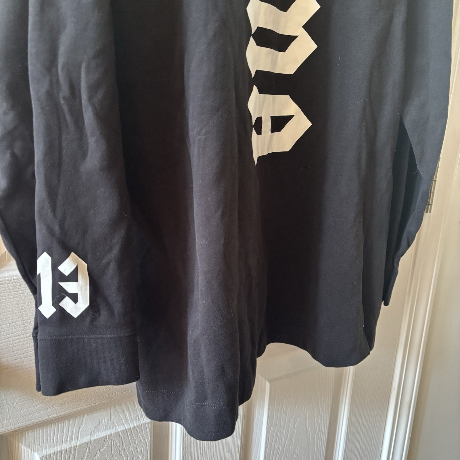NWT Fenty x Puma by Rihanna Oversized Printed Hoodie Black Hitoshi Nomura LARGE