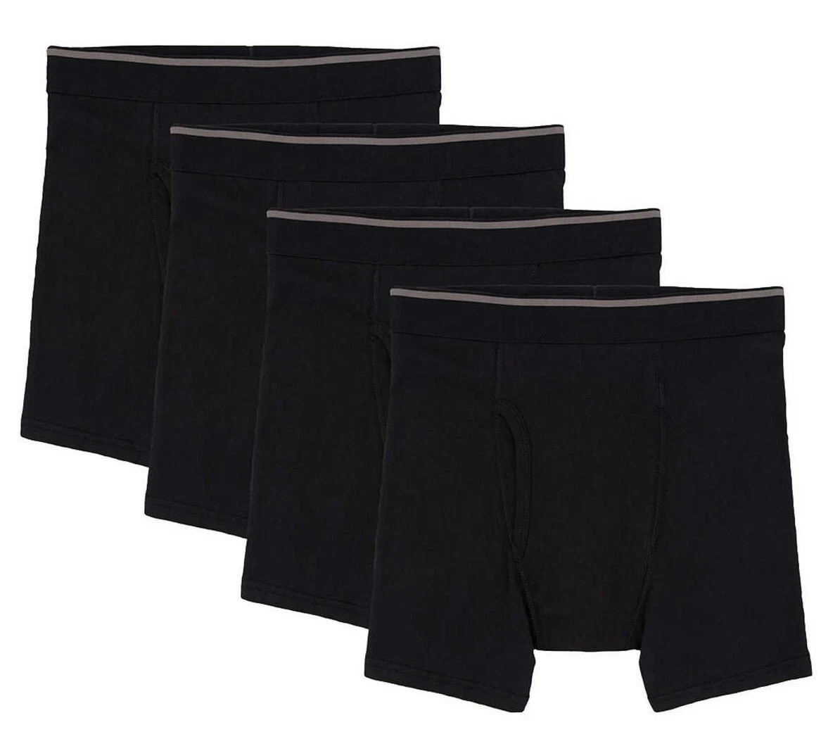 Kirkland Signature Men’s Boxer Briefs Underwear Pack-4