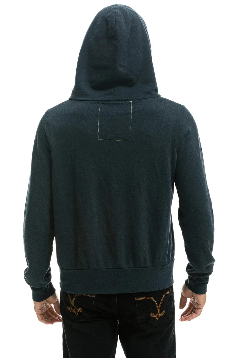 Aviator Nation – 5 STRIPE HOODIE – CHARCOAL Size Small