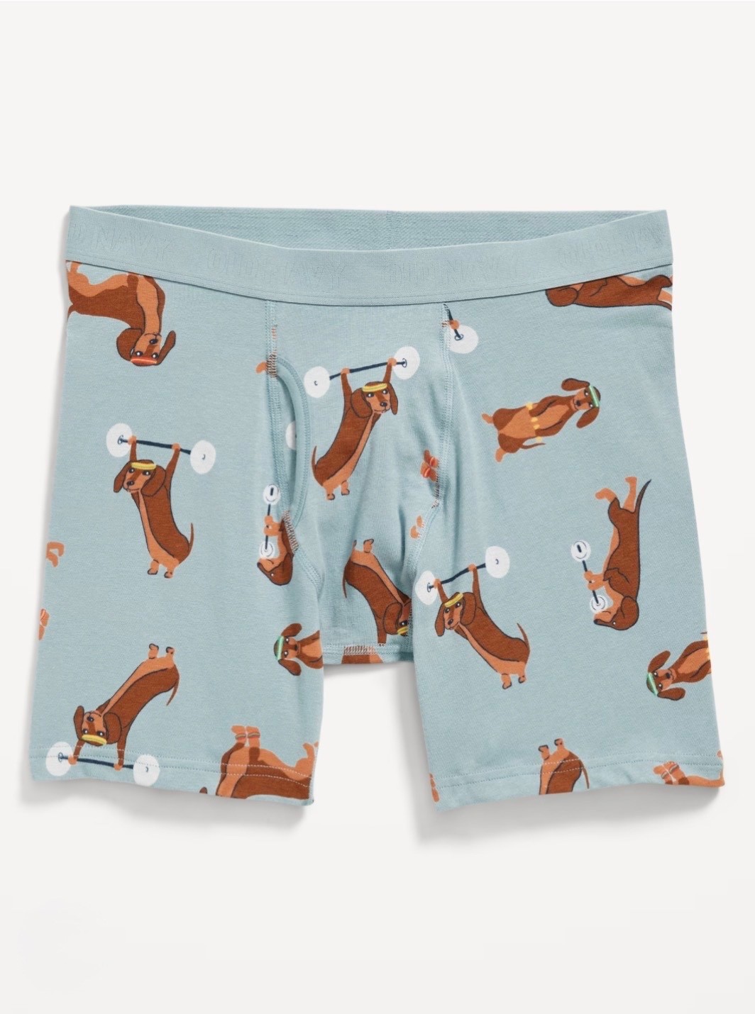 Old Navy Men’s Soft-Washed Boxer Briefs 6.25” inseam Dachshund Size XS L XXL
