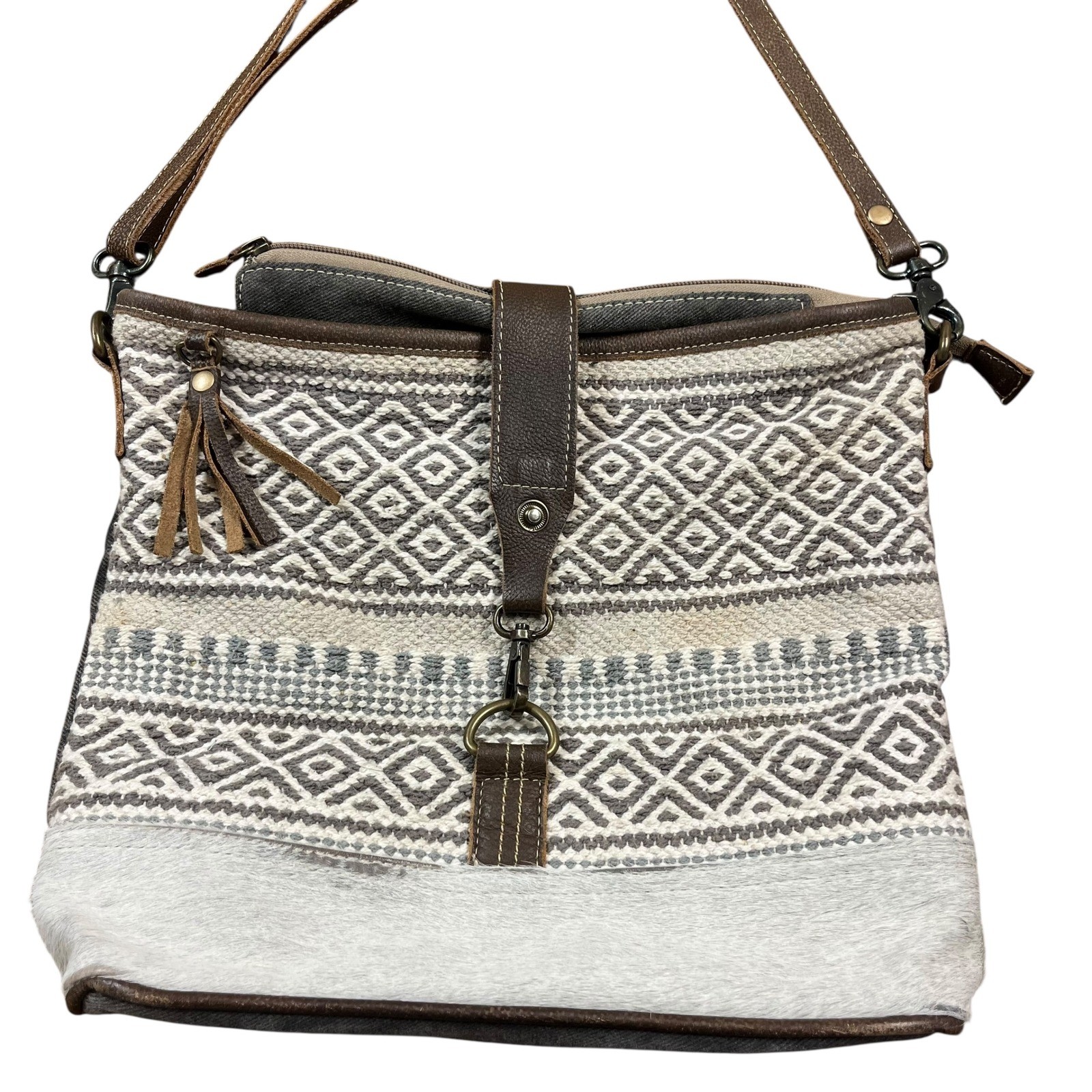 MYRA BAG Identity Shoulder Bag Crossbody Upcycled Boho Festival Canvas Purse