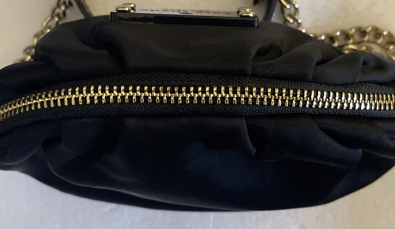 Kate Spade Greta Black Nylon Crossbody Chain Strap Purse Bag