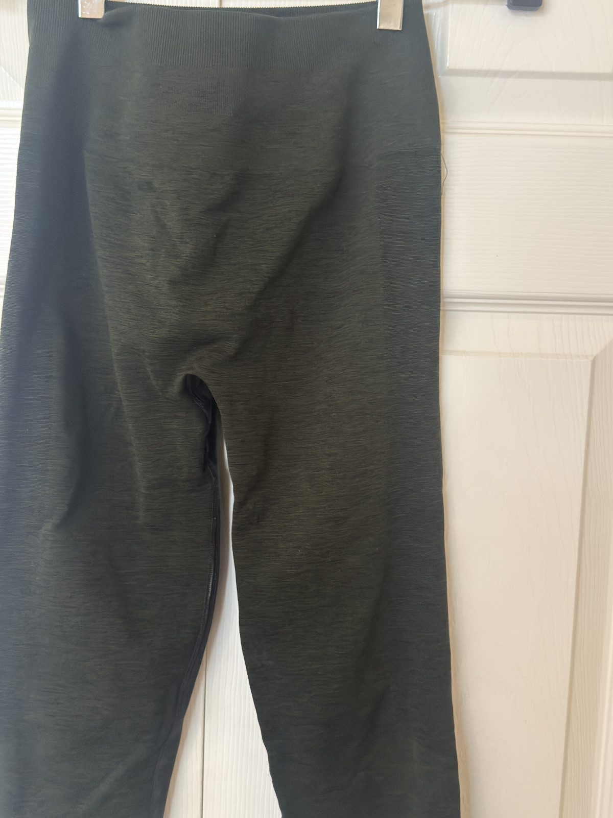 ALPHALETE Amplify High Rise Seamless Scrunch Leggings, Evergreen, Small