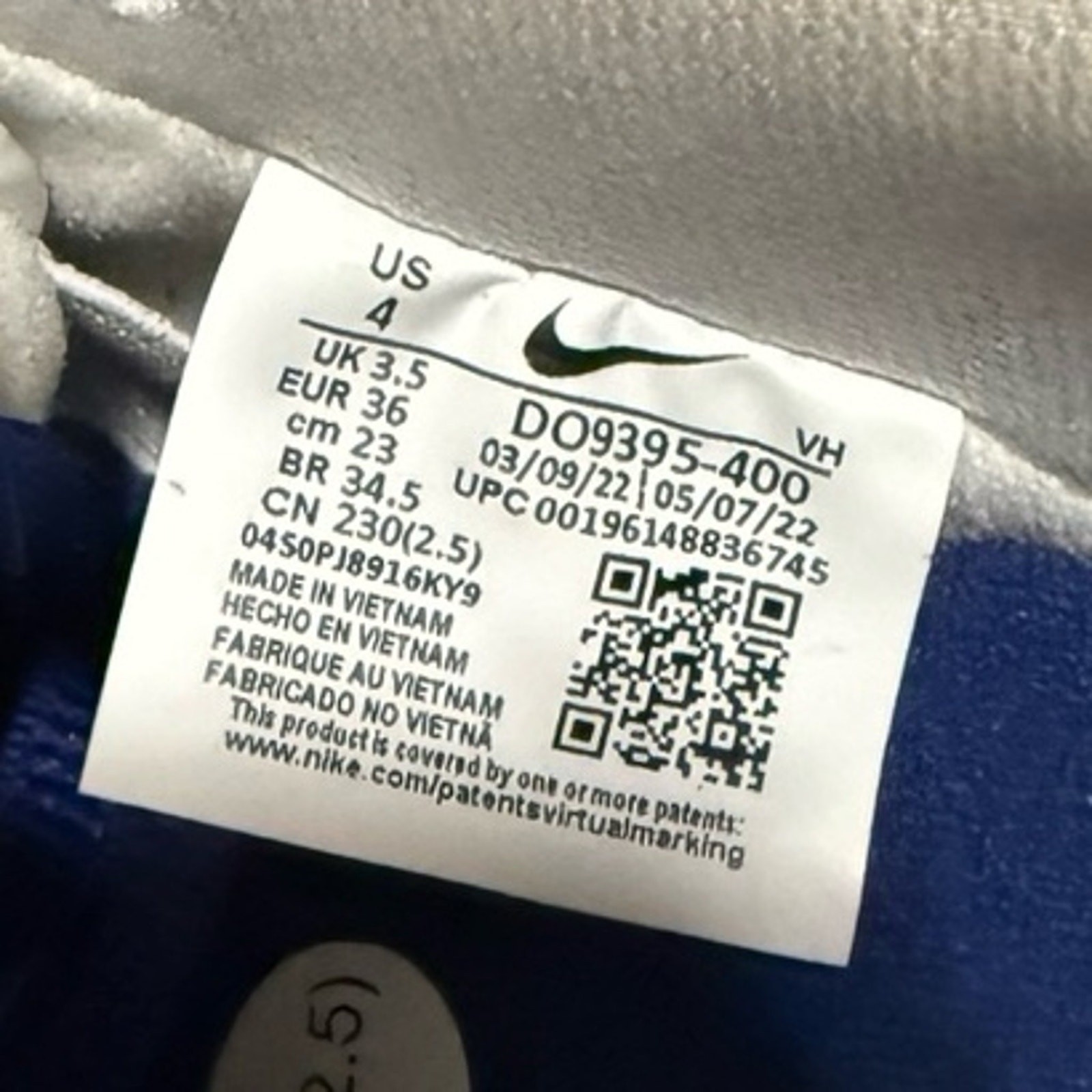 Nike SB Dunk Low Los Angeles Dodgers Deep Royal Blue DO9395-400 Size 4
