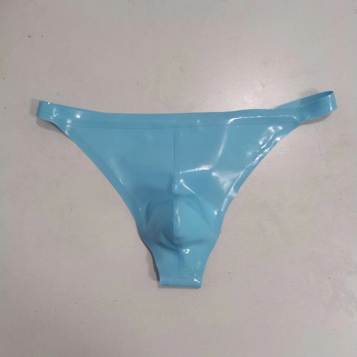 US Latex Underpants Mens Rubber Briefs Underwear thong sissy Handmade 0.4mm BDSM