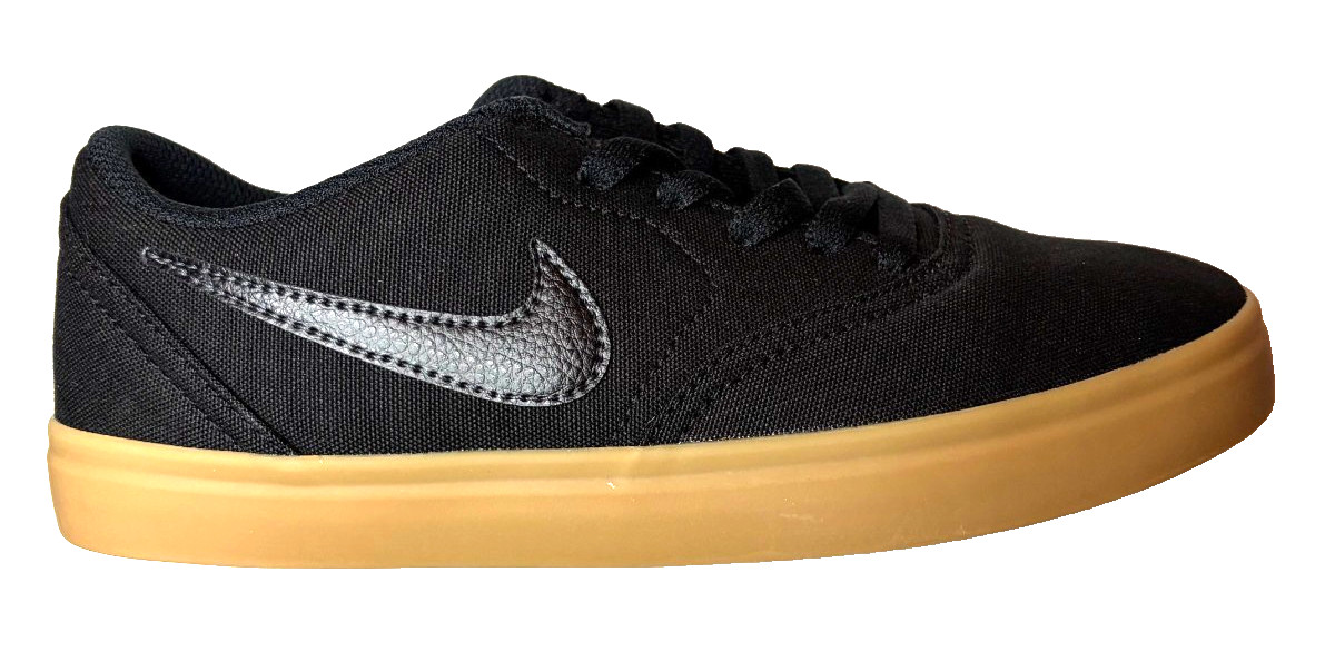 Nike SB Check Canvas Black Gum 905373-006 Grade School Size 5Y New
