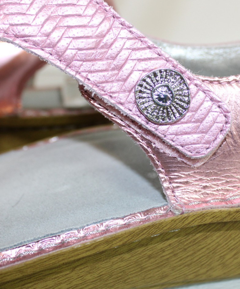 Algeria KEN-844 leather upper and lining balanced man made 8.5-39 PINK
