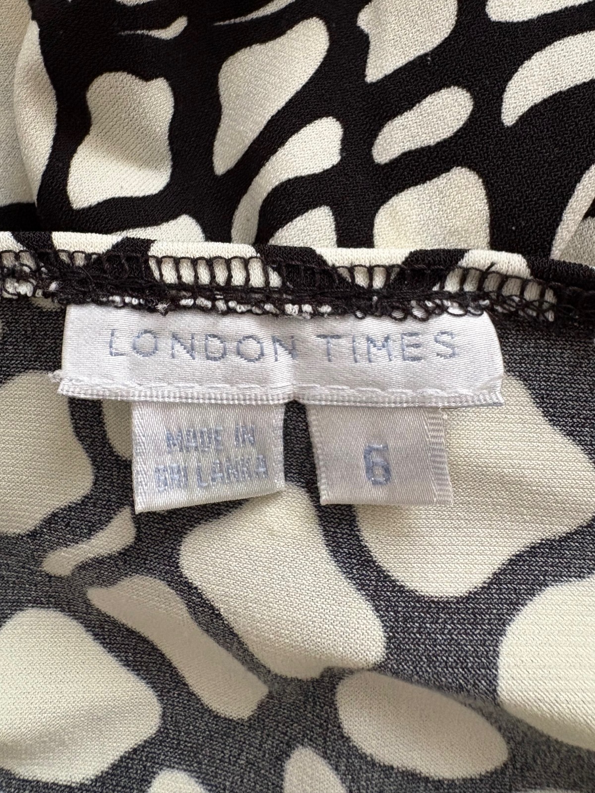 London Times Midi Dress Size 6