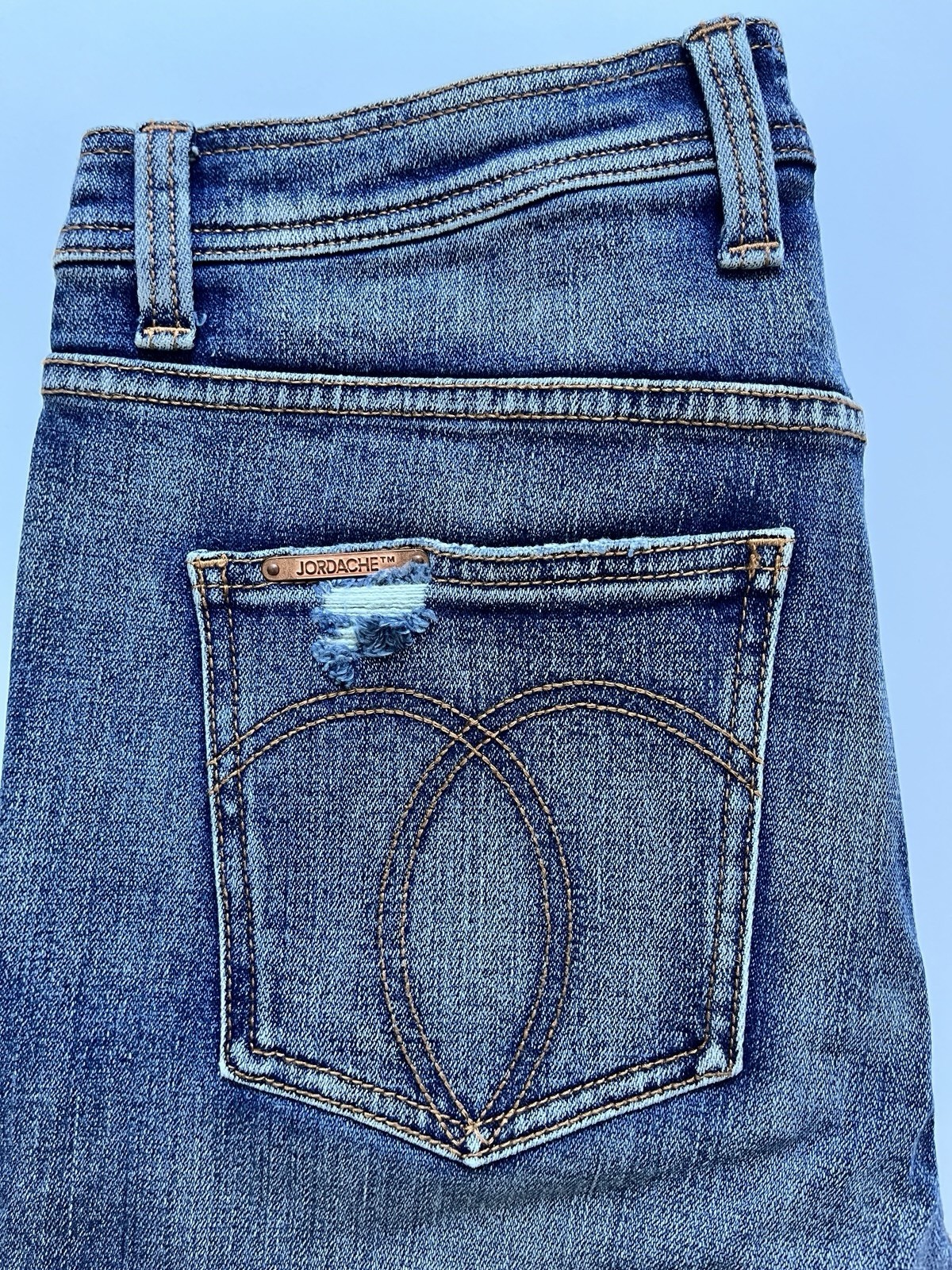 Jordache Heritage Straight Destroyed