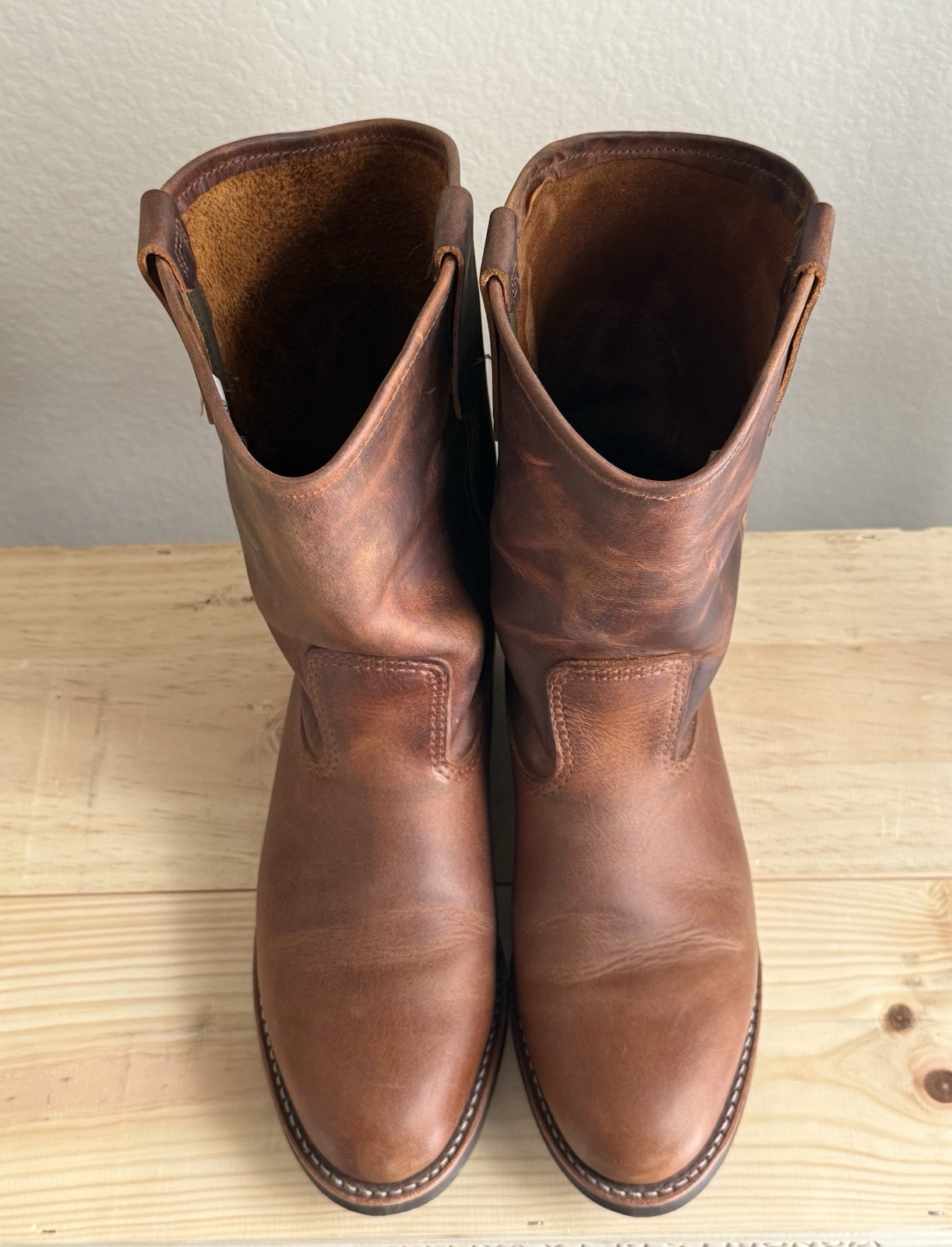 Red Wing Heritage 8066 Pecos Boots Men’s 9E Copper Rough & Tough Made USA