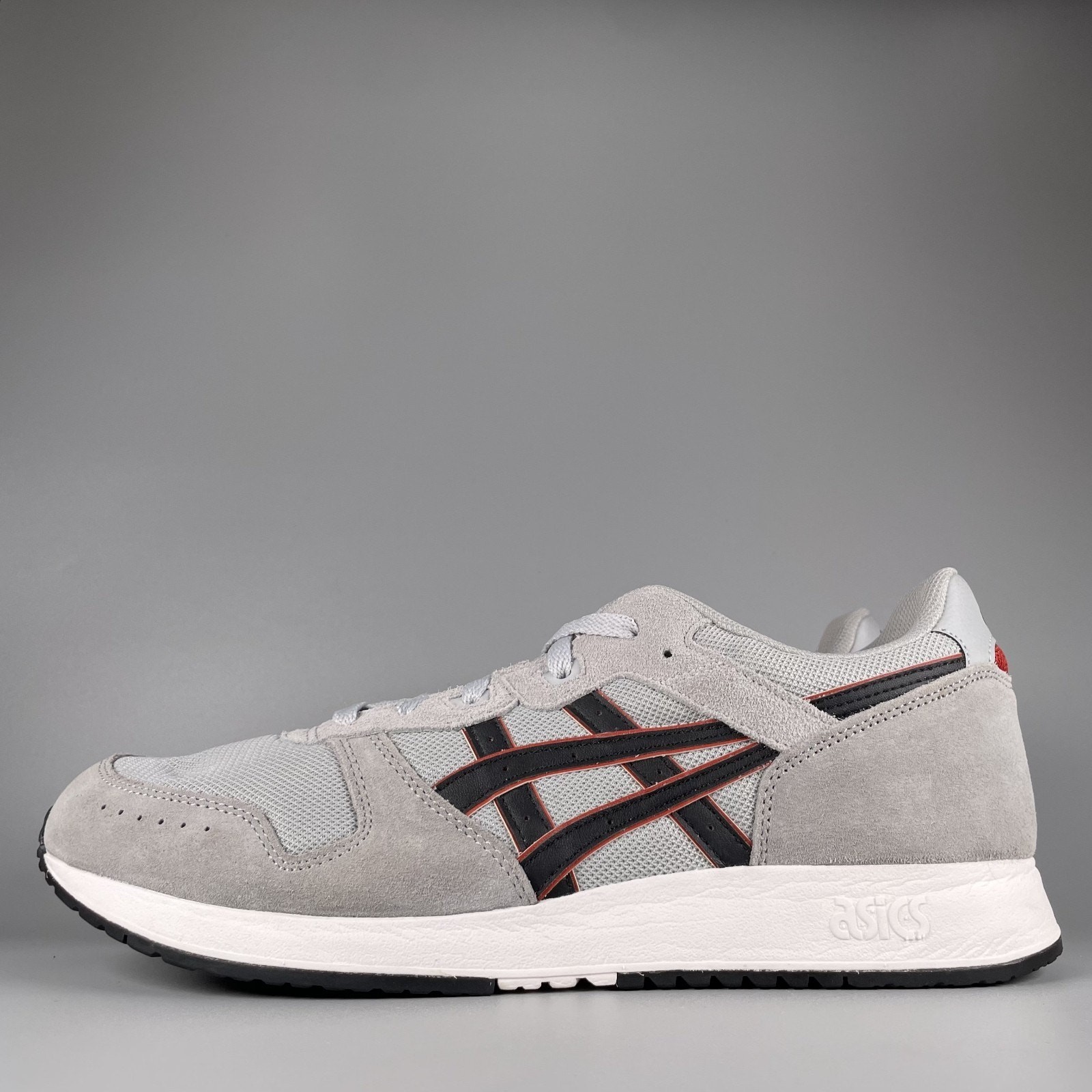 ASICS Lyte Classic Men’s Size 13 Gray Suede Mesh Casual Shoes Athletic Sneakers