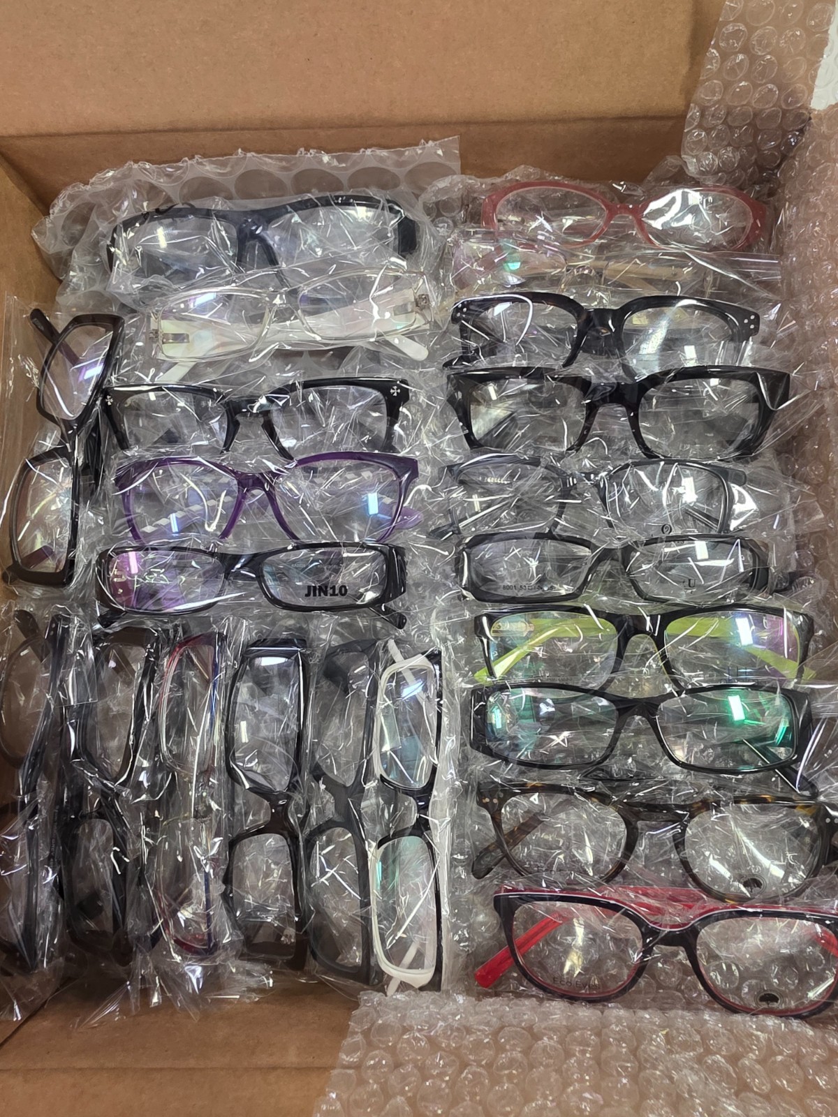 Bulk Lot 50 PCS Optical Frames New Mixed Styles TR90 Acetate Metal Wholesale Mix