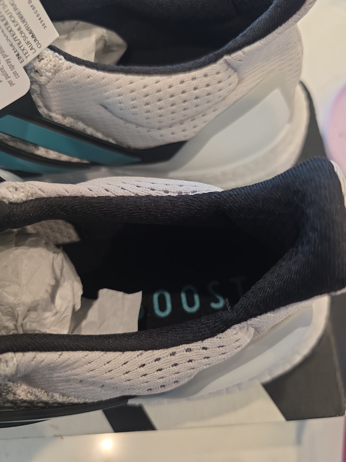 adidas UltraBoost 1.0 White Pure Teal New JQ0823 Size Men’s Size 11