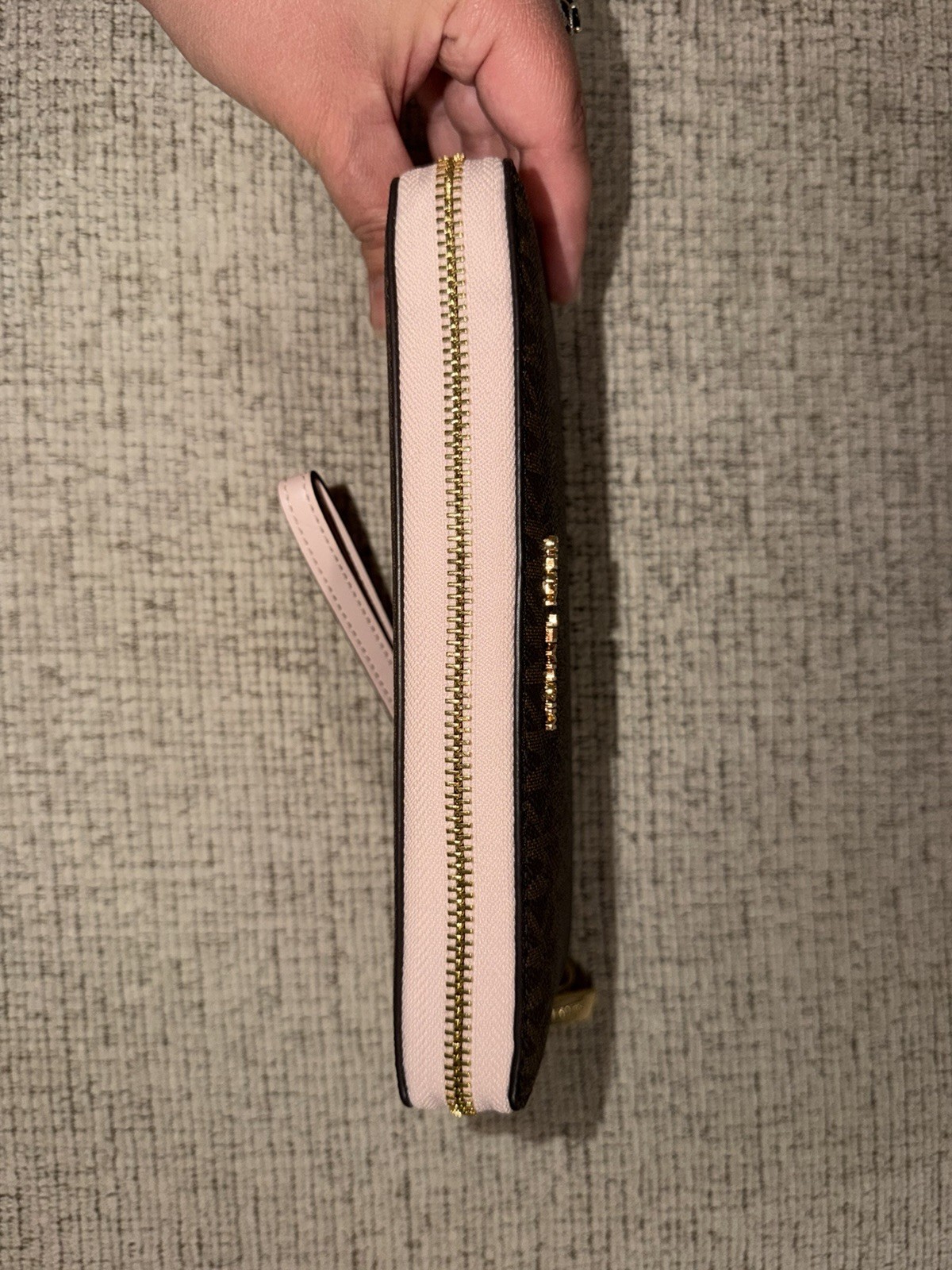 Michael Kors Wristlet Wallet Brown/Pink