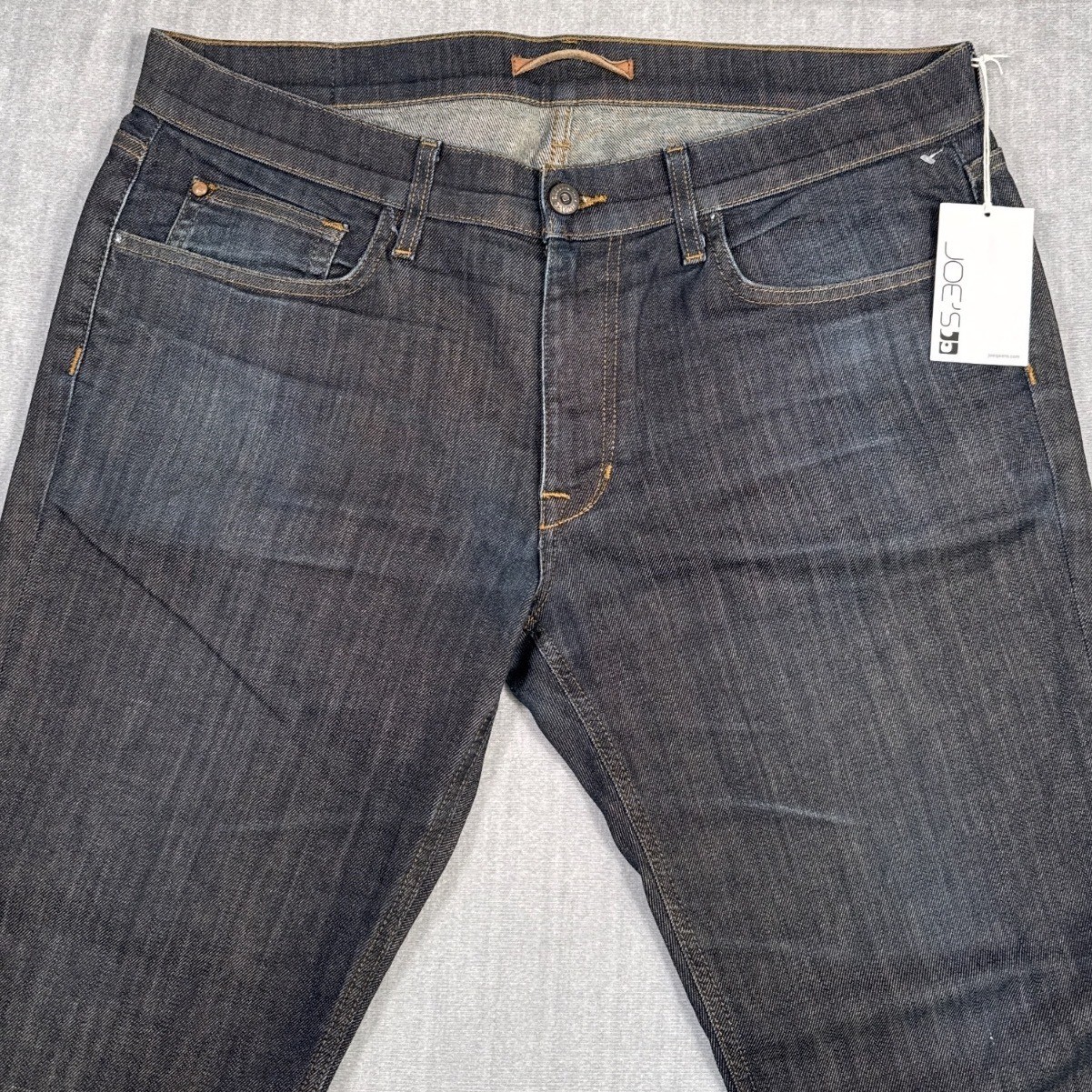 Joes Jeans Straight & Narrow Channing W36 Denim Pants Dark Wash Cotton/Lycra Ble