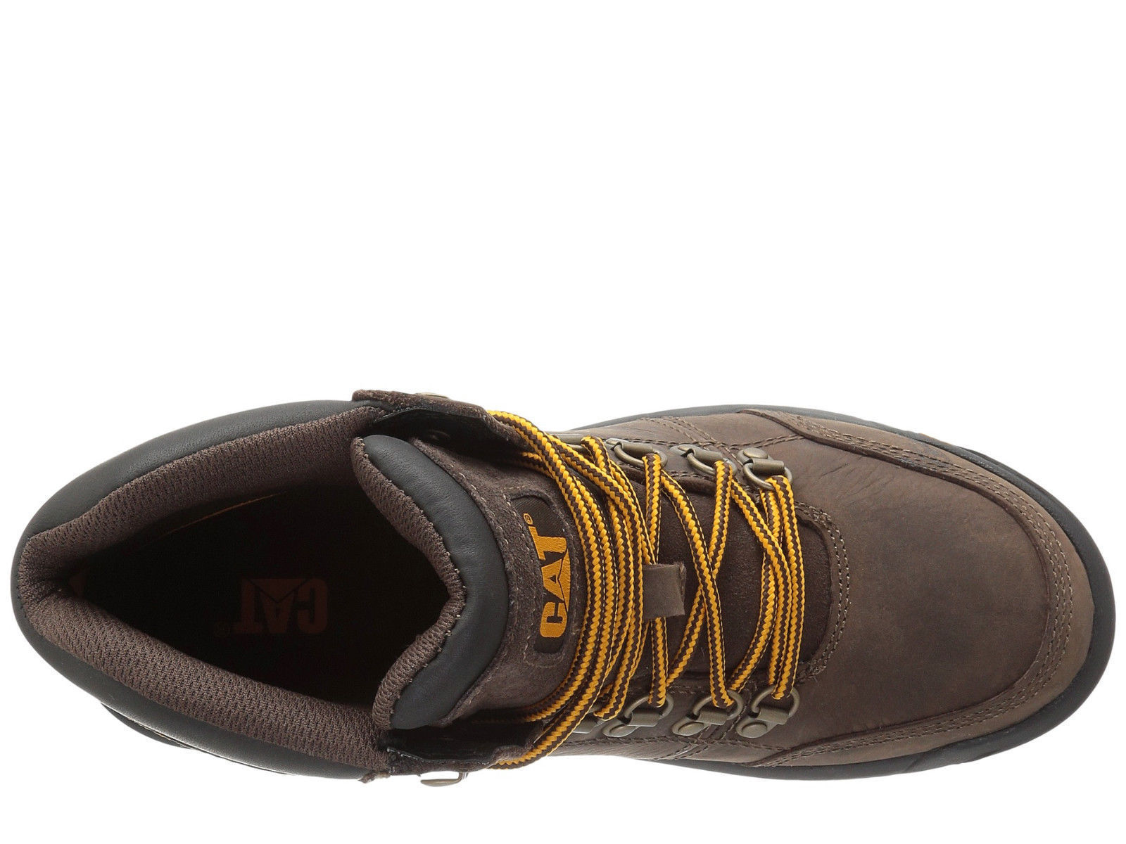 Men Caterpillar Outline Soft Toe Work Boot P74087 Seal Brown 100% Authentic New