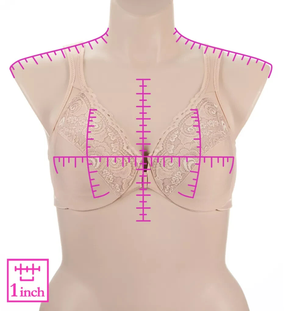 Glamorise Wonderwire Front Closure Bra 1245