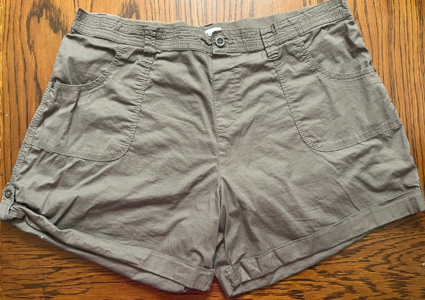 St John’s Bay 18W Blue Cotton Bermuda Short Cargo Pocket + bonus shorts