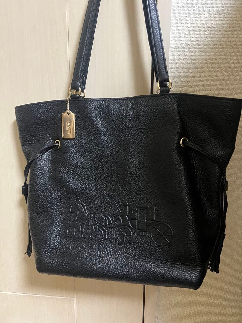 COACH Black Andy Tote Bag 29a